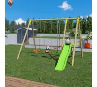 Station de jeux 2,30 m topwood tutti - 6 enfants bois TU