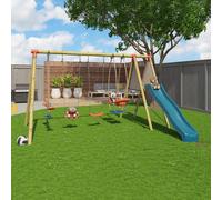 Station de jeux 2,30 m topwood xolti 2 - 8 enfants bois TU