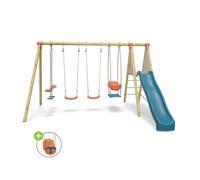 Station de jeux bois 2,30 m Topwood XOLTI 2 - 8 enfants