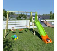 Station De Jeux Techwood Optima 2,30 M Avec Toboggan Bois TU