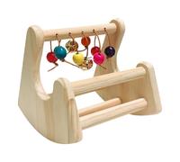Station de jouets à bascule multi-usage pour oiseaux - Plateforme sociale pour perruches et pinsons - Fournisseur d'oiseaux d'extérieur à bascule