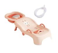 Station de lavage de cheveux pour, siège de bain pliable pour lavage de cheveux, siège de rinçage avec appui-tête réglable pour plus de sécurité. Base élargie, Triangle Accueil Âge 0-10 ans Ga