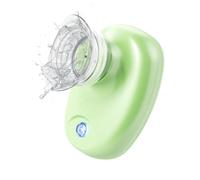 Station de lavage électrique pour les yeux avec deux modes de nettoyage - Spa automatique avec tasse de lavage des yeux rechargeable en silicone, appareil de rinçage des yeux portable pour les yeux