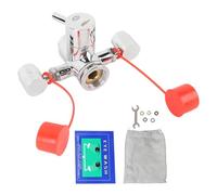 Station de Lavage oculaire montée sur Robinet, buse rotative à 360 degrés, Kit de Lavage oculaire d'urgence, Fixation d'évier avec 3 connecteurs