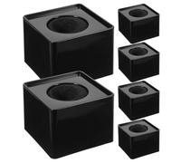 Station de Logo D’interview pour Microphone, Mini Cube 37mm | Plastique, Montage Simple et Portable, pour Conférence de Presse et Studio, Marquage Couleur