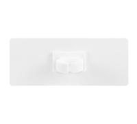 Station de Logo Micro Vierge en Acrylique Blanc pour Discours et Accueil | Surface Vierge, Fixation Stable, Format Simple, Usage Multifonction