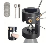 Station de meulage portable pour électrodes de soudage et outils fins, conception unilatérale avec système de roue à changement rapide, idéale pour les projets de bricolage et les travaux de maintenan