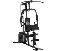 HOMCOM - Station de musculation - Acier - 180x108x200cm - Noir