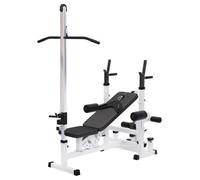 Banc de musculation universel avec support pour haltères et Option poulie