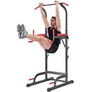 Station de musculation Power Tower, barre de traction et équipement de gym multifonction pour entraînement de force à la maison, hauteur réglable