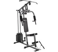 Station de musculation - TECTAKE - Station de musculation appareil avec banc charge maximale 150 kg 160 x 98 x 203 cm - Noir