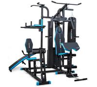 Station de Musculation THUNDER® DIGLET | Poids Intégrés | Multifonction | Presse | 120 kg | Pro & Usage Domestique | Compacte