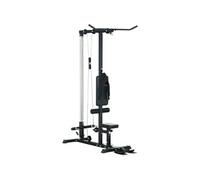SPORTNOW Station de Musculation - Aosom.FR x FFHandball - Station à Poulie, tirage Poitrine - LAT pulldown Machine - Banc de Musculation, Haut du Corps, Entrainement Complet, Domicile, Fitness, Gym