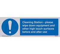 Station de nettoyage : veuillez essuyer l'équipement et d'autres surfaces à haute sensibilité avant et après utilisation.