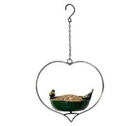 Station de Nourrissage pour Oiseaux | Station de nourrissage en Fer en Forme de cœur - pour Balcon, Jardin, terrasse, Observation des Oiseaux | pour Jardin Balcon Observer Eau Animaux Volière