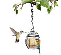 Station De Nourriture en Métal Anti-écureuils pour La Faune - Mangeoire À À Usage Étendu avec Crochet, Mangeoire À pour Oiseaux, pour L'extérieur, La Cour, Le Patio, La Terrasse