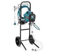 MSW Station de Peinture airless 1,4 l/Min 180 Bar Tuyau 7,5 m Mobile Pistolet Peinture airless Machine Peinture airless Pulvérisateur airless