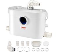 VEVOR Pompe de Macération Toilettes 900 W 180 L/min Hauteur de Refoulement 12 m