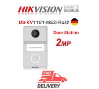 Station de porte analogique 2 fils Hikvision DS-KV1101-ME2/Flush Metal anti-v...