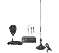 Station de Radio CB PNI Escort HP 8001L ASQ + Casque HS81L + Antenne CB PNI ML70 avec Aimant