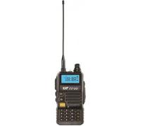 Station De Radio Portable Vhf / Uhf Crt Fp00 Bibande 136-174 Et 400-470 Mhz Noire