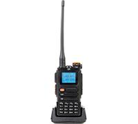 Station de Radio Portable VHF/UHF P16UV 999 canaux, Double Bande TX et 6 Bandes RX, Transmission VOX, Scan, Radio FM, chaînes météo, Li-ION 2600 mAh