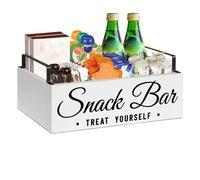 Station de rangement pour café - Support de tasse de bureau - Boîte de rangement de bureau avec poignée pour tasses, sucre, thé, café, téléphone, télécommande, stylo, pelle à paille