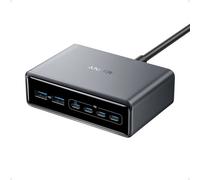 Station De Recharge, Chargeur De Bureau Rapide, Anker Prime Gan 200w 6 Ports Usb-C Pd, Pour Iphone, Samsung, Macbook, Dell Etc