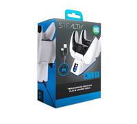 Station de Recharge Double STEALTH SP-C100 V avec câble Play & Charge pour PS5 - Blanc