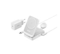 Station de recharge sans fil Anker (pliable, 3-en-1) White