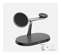 Station de recharge sans fil Oasis, puissance totale du système : 20 W, support élégant en alliage d’aluminium, charge rapide pour iPhone