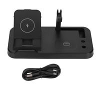 Station de recharge sans fil pour appareils Apple, support de charge rapide sans fil avec design pliable, charge multiple, angle réglable.