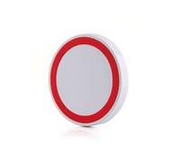 Station De Recharge Sans Fil Qi Universel Smartphone Blanc Et Rouge