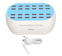 Station De Recharge Usb 160w, 24 Ports, Puce Intelligente, Chargeur De Bureau Multiple Usb Pour HôTel, Boutique, éCole, 100 à 240v, Prise Ue