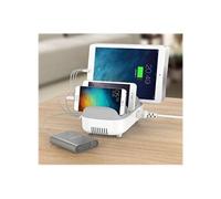Maclocks StationStation de Chargement USB 10 Ports Blanc - Prise UE d'accueil de Chargement USB 10 Ports Blanc - Prise UE