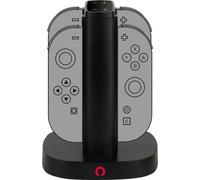 Station de rechargement - KONIX - 2 paires de manettes Joy-Con - Indicateur de charge LED - Connexion USB-A - Noir