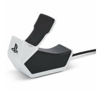 Station de rechargement PowerA Solo pour manette de jeu sans fil DualSense - Blanc, recharge de manette DualSense, recharge, Sony PlayStation, PS5, sous licence officielle