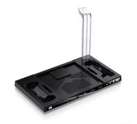 Station de refroidissement pour Steam Deck avec support pour casque à effets visuels RVB et quatre sorties de charge USB 2.0 indépendantes