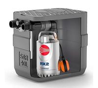 Station de relevage 40L Pedrollo - Pompe à eau 0,25 kW jusqu'à 8,4 m3/h monophasé 220V - Bleu - Industrial - Polyéthylène Haute Densité - Pompe de relevage pour eaux usées