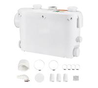 Station de relevage des eaux usées 500W - station de relevage des matières fécales 8m de hauteur de refoulement - pompe à eaux usées 6600L/h - pompe domestique 2900U/min - pompe à eaux usées avec clap