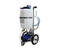 Station de remplissage et de rinçage Sunex pour systèmes solaires et de chauffage, kit complet 40000030, 25 litres, mobile