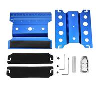 Station de réparation de modèles réduits de voitures, station rotative, station de réparation de véhicules d'escalade tout-terrain, bleu foncé