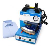 Station de Repassage À Vapeur Commerciale, Fer À Repasser Vapeur 1000 W avec Chaudière 1600 W, Réservoir D'eau de 2 L, Température Réglable Et Alerte Basse Eau pour L'entretien Des Vêtements