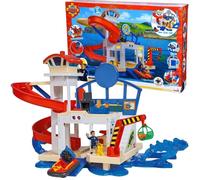 Station de sauvetage océanique du pompier Sam + figurine Jodie et canot pneumatique