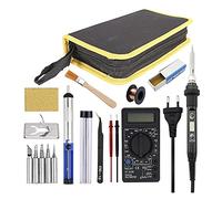 Station de Soudage, 80W soudure de fer réglable de la température de fer LCD Numérique 11 0V 220V Ensemble de fer électrique Solder Solder Remise Station de désoldering Kit de réparation(SET-3)