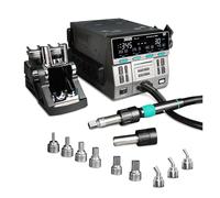 Station de Soudage, 8650Pro 1300W Hot Air Rework Station, Curve Mode Digital SMD