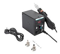 Station de soudage à air chaud 700 W 120 l/min - Station de soudage à air chaud 1 à 8 vitesses - Station de soudage à air chaud 100 ~ 500 °C - Station de dessoudage Rework - Affichage numérique LED -