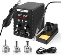 Station de soudage à air chaud, température réglable de 100 à 500°C, régulation PID de la température, fonction marche/arrêt automatique, prise UE 220V