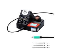 Station de soudage A5 Pro compatible avec fer à souder original 115 poignées + 3Tip115 LCD Affichage numérique Station de soudage (A5pro 115 + 3 pointes)