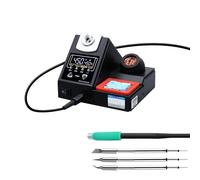 Station de soudage A5 Pro compatible avec fer à souder original 245 poignées + 3 pointes 245 à affichage numérique LCD (A5pro 245 + 3 pointes)